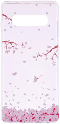 Samsung Galaxy S10E Print TPU Hoesje Bloemen afbeelding 1