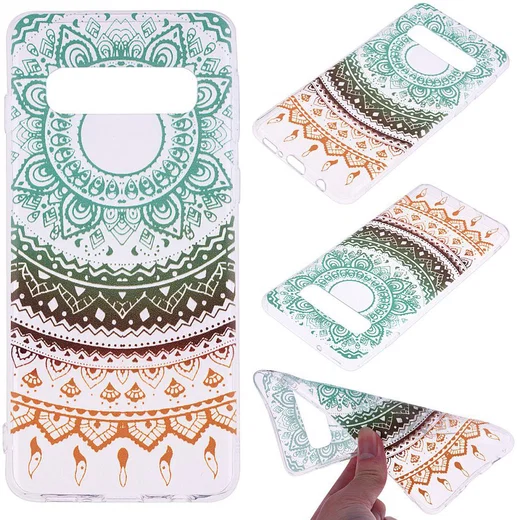 Samsung Galaxy S10E Print TPU Hoesje Mandala afbeelding 5