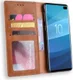 Samsung Galaxy S10 Plus Vintage Portemonnee Hoesje Bruin afbeelding 1