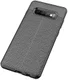 Samsung Galaxy S10 Plus Hoesje met Leren Textuur Zwart afbeelding 5