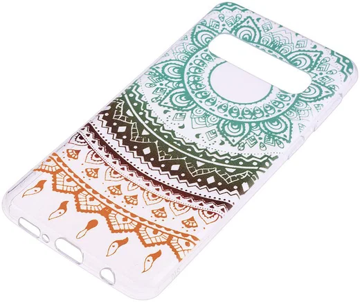Samsung Galaxy S10 Print TPU Hoesje Mandala afbeelding 2