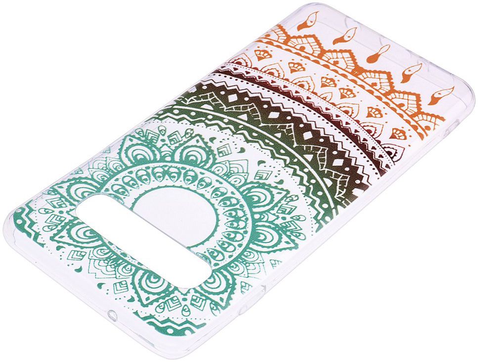 Samsung Galaxy S10 Print TPU Hoesje Mandala afbeelding 3