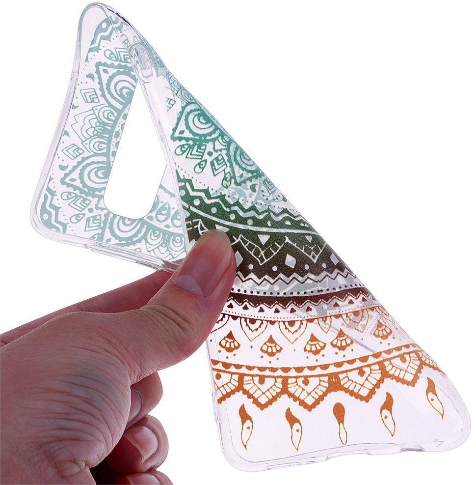 Samsung Galaxy S10 Print TPU Hoesje Mandala afbeelding 4