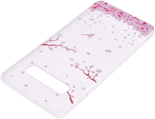 Samsung Galaxy S10 Print TPU Hoesje Bloemen afbeelding 3