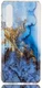 Huawei P30 TPU Hoesje met Marmer Opdruk Blauw Goud afbeelding 1