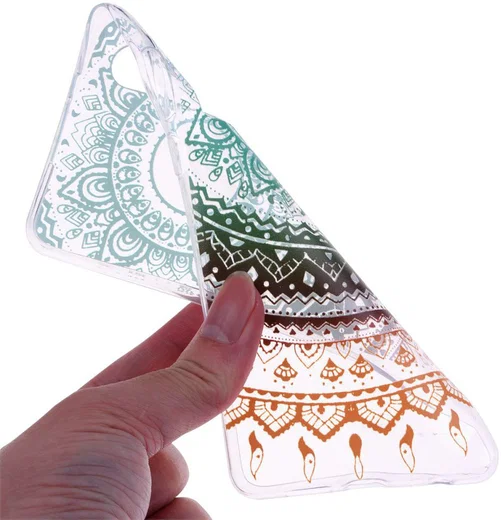 Huawei P30 TPU Hoesje met Marmer Opdruk Mandala afbeelding 4