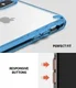 Ringke Fusion Hoesje Apple iPhone XS Max Aqua Blue afbeelding 8
