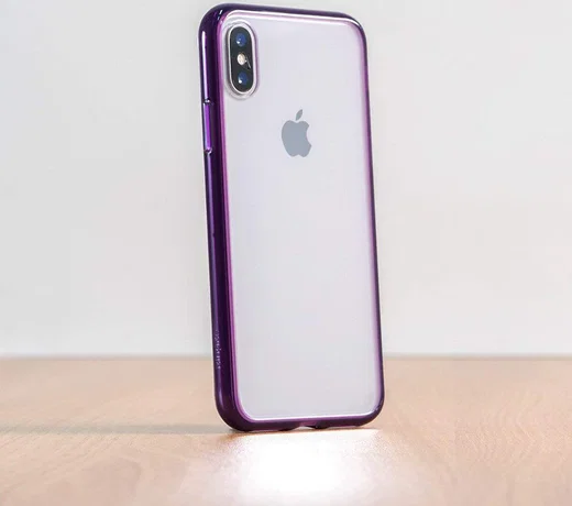 Ringke Fusion iPhone X Hoesje Doorzichtig Orchid Purple afbeelding 8