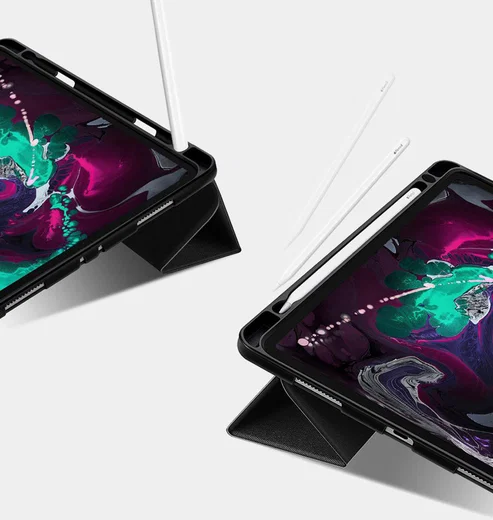 Ringke Smart Case Apple iPad Pro 11 (2018) Flip Hoes Zwart afbeelding 11