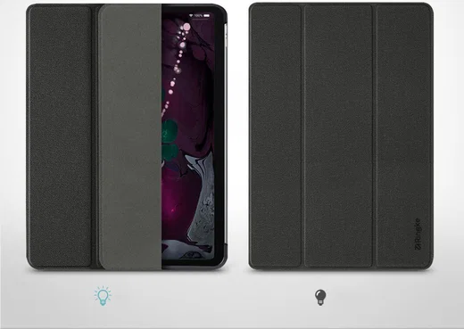 Ringke Smart Case Apple iPad Pro 11 (2018) Flip Hoes Zwart afbeelding 7