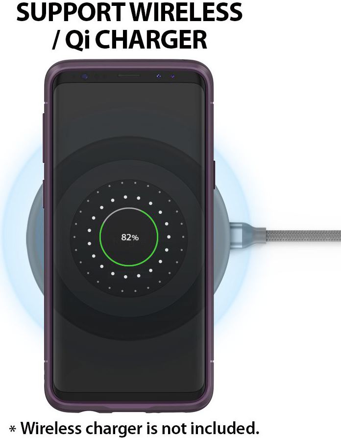 Ringke Onyx Samsung Galaxy S9 Plus Hoesje Paars afbeelding 4