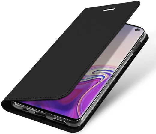 Dux Ducis Premium Book Case Samsung Galaxy S10E Hoesje Zwart afbeelding 1