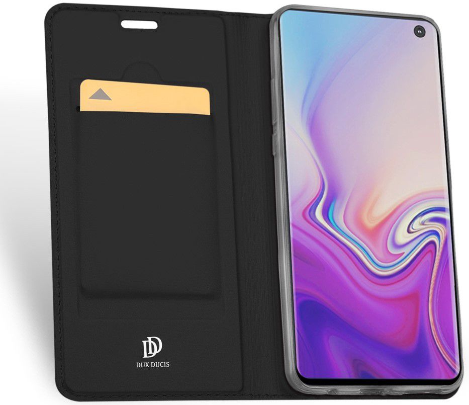 Dux Ducis Premium Book Case Samsung Galaxy S10E Hoesje Zwart afbeelding 2