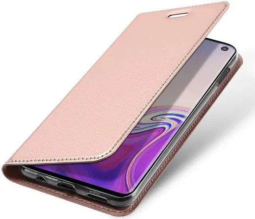 Dux Ducis Premium Book Case Samsung Galaxy S10E Hoesje Roze Goud afbeelding 1