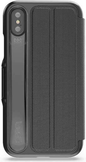 Gear4 D3O Oxford BookCase Apple iPhone XS Zwart afbeelding 7
