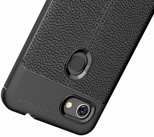 Google Pixel 3A Hoesje met Leren Textuur Zwart afbeelding 11