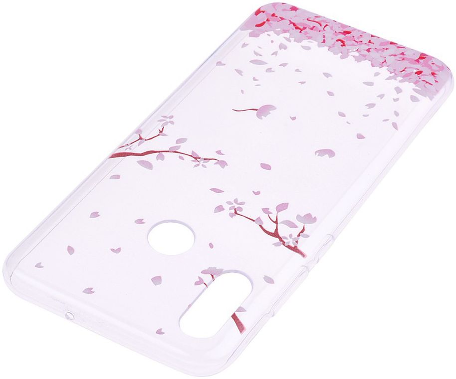 Huawei P Smart (2019) TPU Hoesje met Blossom Print afbeelding 3