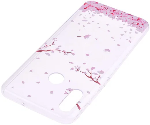 Huawei P Smart (2019) TPU Hoesje met Blossom Print afbeelding 3