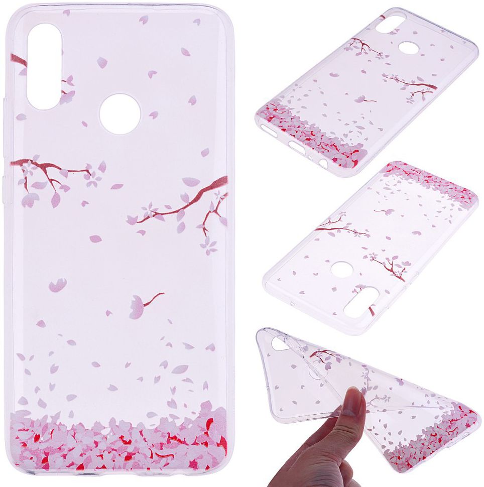 Huawei P Smart (2019) TPU Hoesje met Blossom Print afbeelding 5