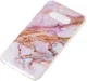 Samsung Galaxy S10E TPU Back Cover met Marmer Print Roze Goud afbeelding 2