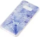 Samsung Galaxy S10E TPU Back Cover met Marmer Print Blauw afbeelding 2