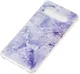 Samsung Galaxy S10 TPU Back Cover met Marmer Print Blauw afbeelding 2