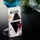 Samsung Galaxy S10 TPU Back Cover met Marmer Print Driehoeken afbeelding 4