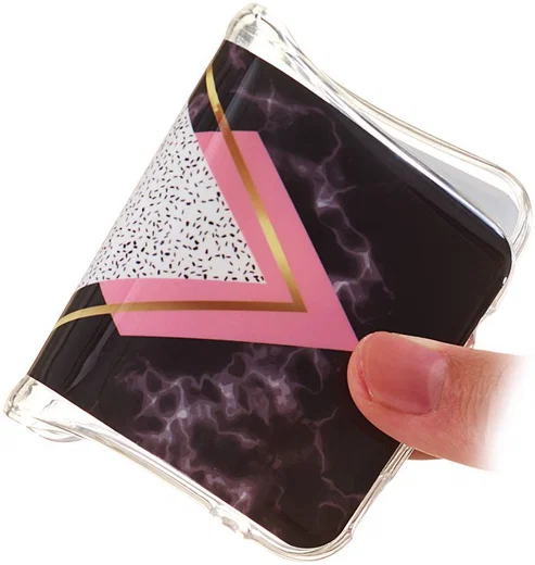 Samsung Galaxy S10 Plus TPU Back Cover met Marmer Print Ruiten afbeelding 3