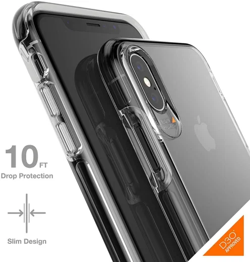 Gear4 D3O Crystal Palace Apple iPhone XS / X Hoesje Transparant afbeelding 4