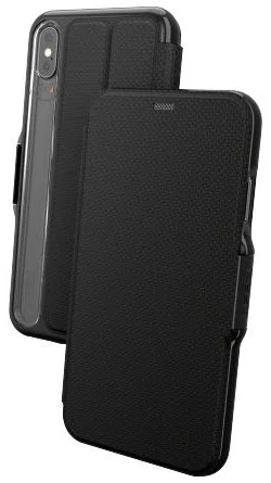 Gear4 D3O Oxford BookCase Apple iPhone XS Max Telefoon Hoesje Zwart afbeelding 5