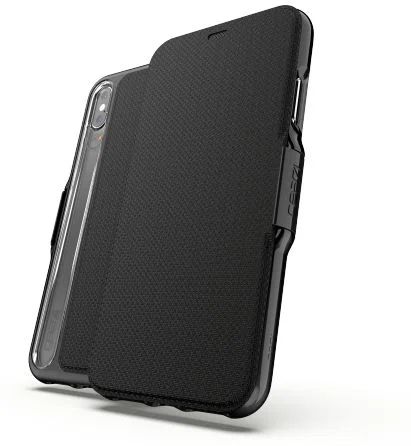 Gear4 D3O Oxford BookCase Apple iPhone XS Max Telefoon Hoesje Zwart afbeelding 6