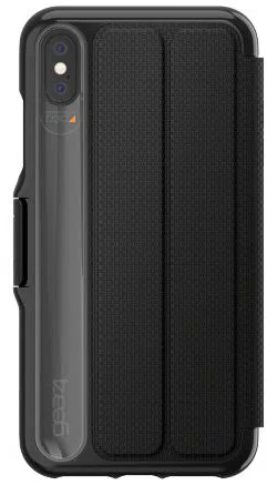 Gear4 D3O Oxford BookCase Apple iPhone XS Max Telefoon Hoesje Zwart afbeelding 7