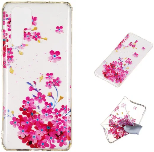 Huawei P30 Pro TPU Hoesje met Bloemen Print afbeelding 5