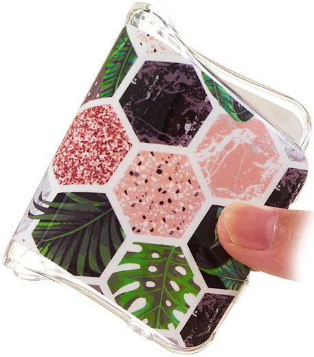 Samsung Galaxy S10E TPU Hoesje met Hexagon Print afbeelding 4