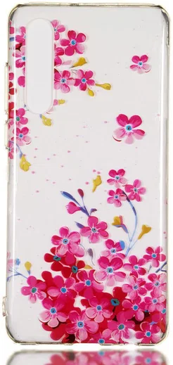 Huawei P30 TPU Hoesje met Bloemen Print afbeelding 1