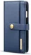 Apple iPhone 6s Plus Leren 2-in-1 Bookcase en Back Cover Hoesje Blauw afbeelding 7