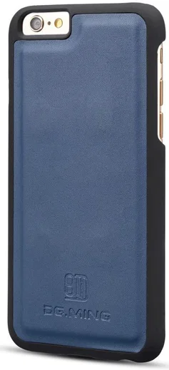 Apple iPhone 6s Plus Leren 2-in-1 Bookcase en Back Cover Hoesje Blauw afbeelding 9