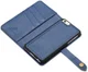 Apple iPhone 6s Plus Leren 2-in-1 Bookcase en Back Cover Hoesje Blauw afbeelding 10