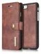 Apple iPhone SE (2020/2022)/7/8 Portemonnee Hoesje Echt Leer Rood afbeelding 3