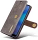 Huawei P20 Lite Leren Portemonnee Hoesje Grijs afbeelding 2