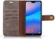 Huawei P20 Lite Leren Portemonnee Hoesje Grijs afbeelding 14