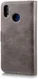Huawei P20 Lite Leren Portemonnee Hoesje Grijs afbeelding 8