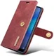 Huawei P20 Lite Leren Portemonnee Hoesje Rood afbeelding 13