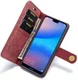 Huawei P20 Lite Leren Portemonnee Hoesje Rood afbeelding 3