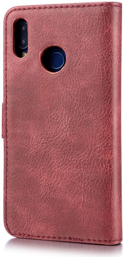 Huawei P20 Lite Leren Portemonnee Hoesje Rood afbeelding 7