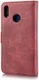 Huawei P20 Lite Leren Portemonnee Hoesje Rood afbeelding 7