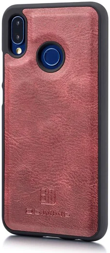 Huawei P20 Lite Leren Portemonnee Hoesje Rood afbeelding 8
