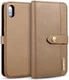 Apple iPhone XS Max Leren 2-in-1 Bookcase en Back Cover Hoesje Bruin afbeelding 1