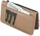 Apple iPhone XS Max Leren 2-in-1 Bookcase en Back Cover Hoesje Bruin afbeelding 12