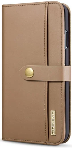 Apple iPhone XS Max Leren 2-in-1 Bookcase en Back Cover Hoesje Bruin afbeelding 8